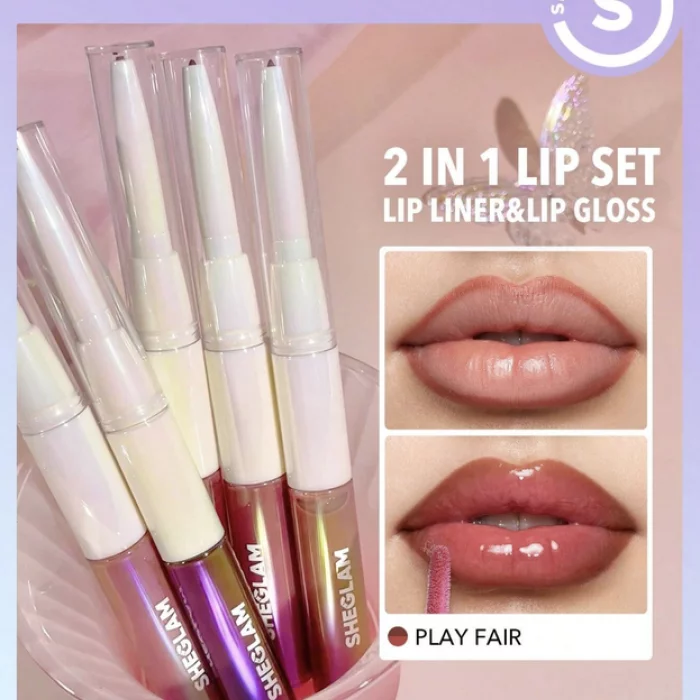 SHEGLAM Lip Rules Liner & Gloss Pen-PLAY FAIR Lip Rules Liner & Gloss Pen Description: | Veela Beauty